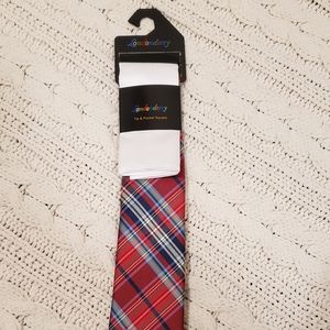 ☕Londonderry plaid tie set